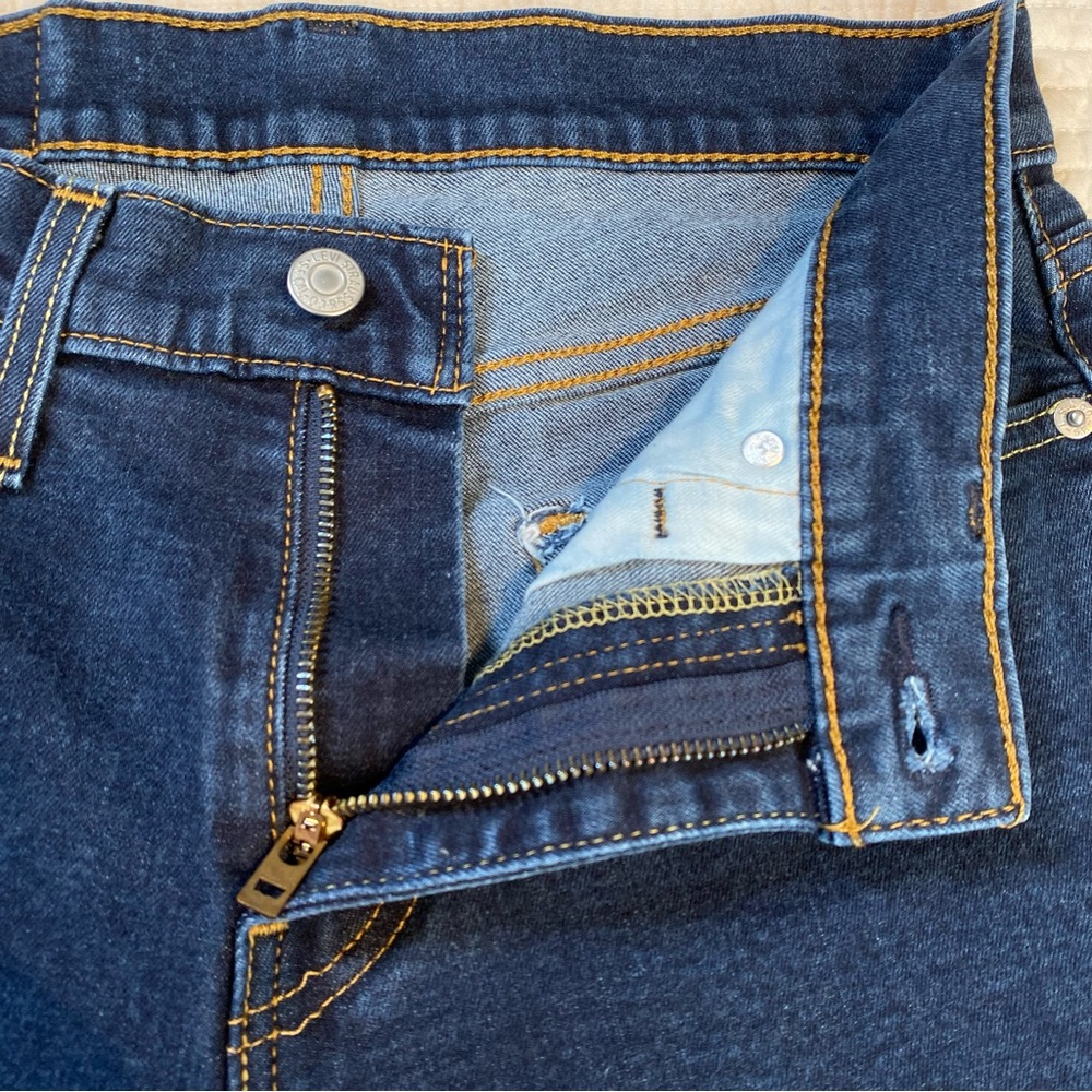 Levi's 511 Slim Fit Men's Dark Hollow Dark Wash Stretch Denim Jeans Size 29 - Picture 12 of 16
